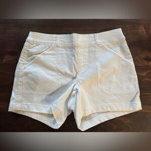 SPANX stretch twill pull on White Shorts